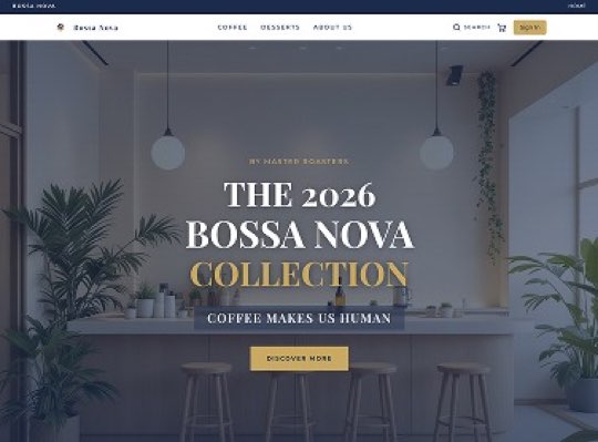 Artisanal Coffee Shop custom website design in Huntersville NC by Overtop Media Digital Marketing
