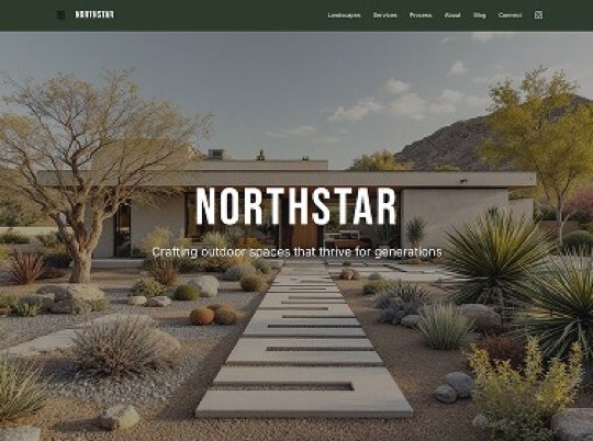 Landscape Design custom website design in Charlotte NC by Overtop Media Digital Marketing